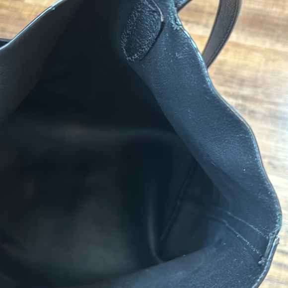 Michael Kors black tote and with attached zippered pouch - Picture 6 of 13